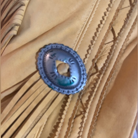 Vintage Leather Fringe Jacket - Picture 7 of 10